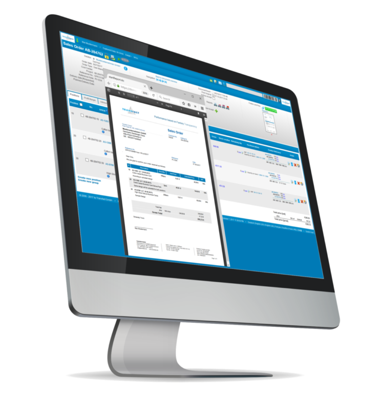 Transfact CRM Generated PDFs Transfact CRM generierte PDF's
