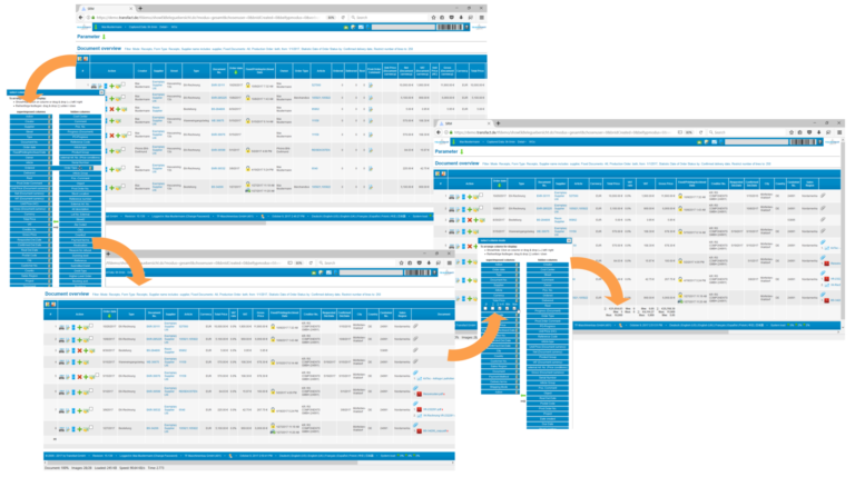 Transfact Customizable Columns Anpassbare Transfact-Spalten
