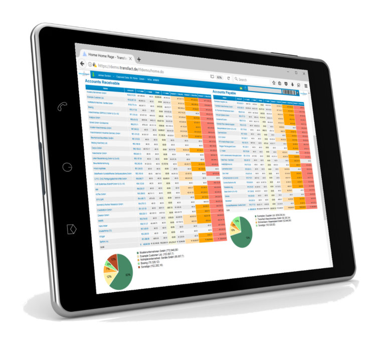 Transfact - Buchhaltungskonten Debitoren und Kreditoren
