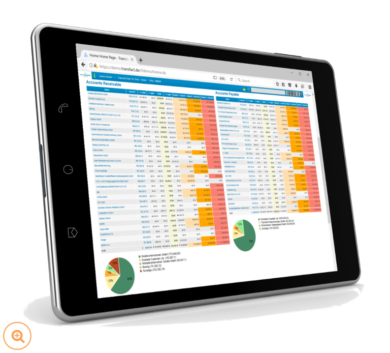 Transfact - Buchhaltungskonten Debitoren und Kreditoren