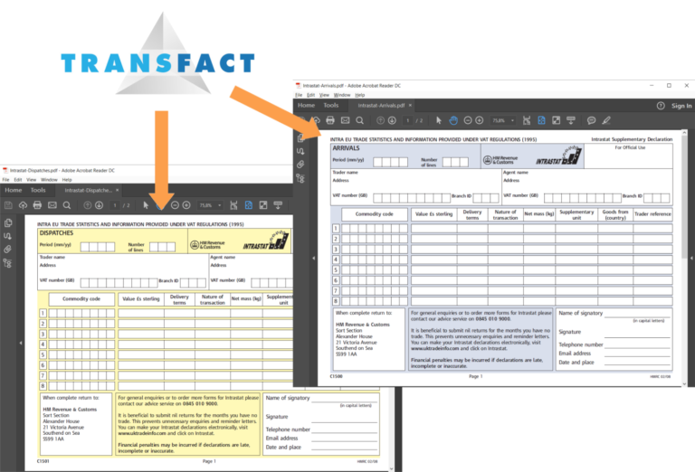 Intrastat Forms Intrastat Forms